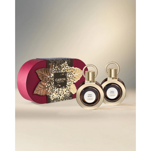 Box-Duo-Tabak - Tabak-Exquisite-et-tobacco-blanc-caron-parisparfumsfr