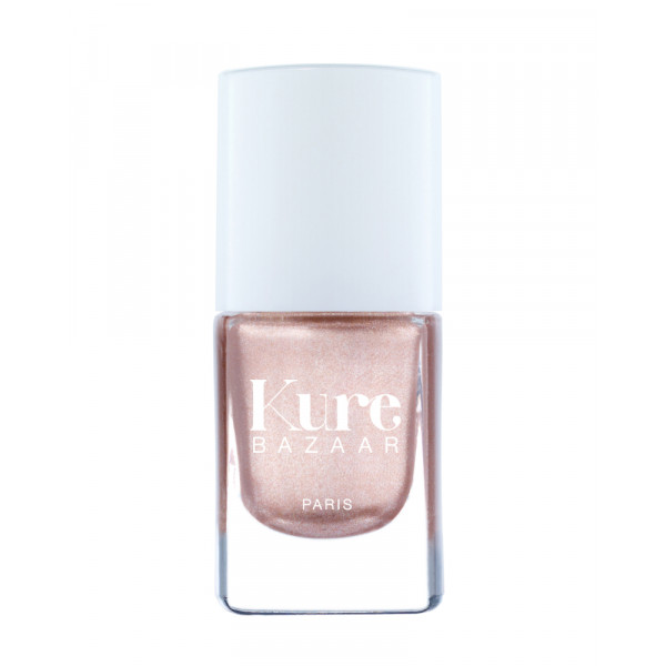Kure Bazaar pink gold nail polish