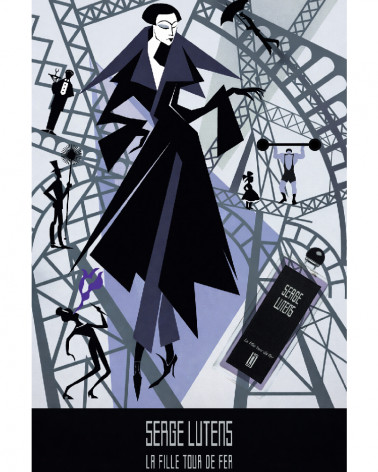 Girl Tour de Fer-Collection-noir Lutens