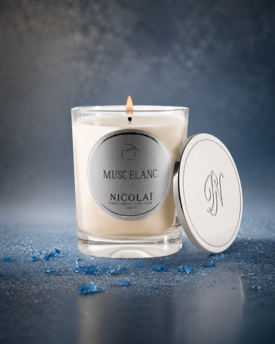 Weißer Musk | NICOLAÏ - Duftkerze 190 gr
