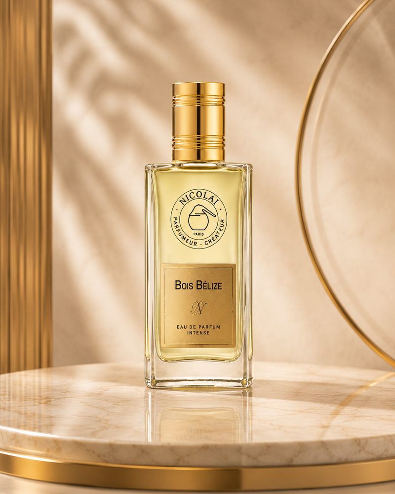 Bois Belize Intense Nicolaï – eau de parfum niche bergamote osmanthus cardamome boisé