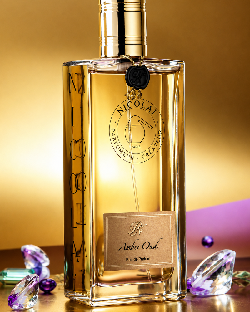 Amber Oud Nicolai - Französisch-orientalischer Duft Wasser Labdanum Cedar Atlas und Bernstein