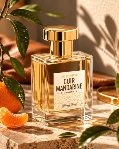 Cuir-Mandarine-Eau-de-parfum- Autour-du-Parfum