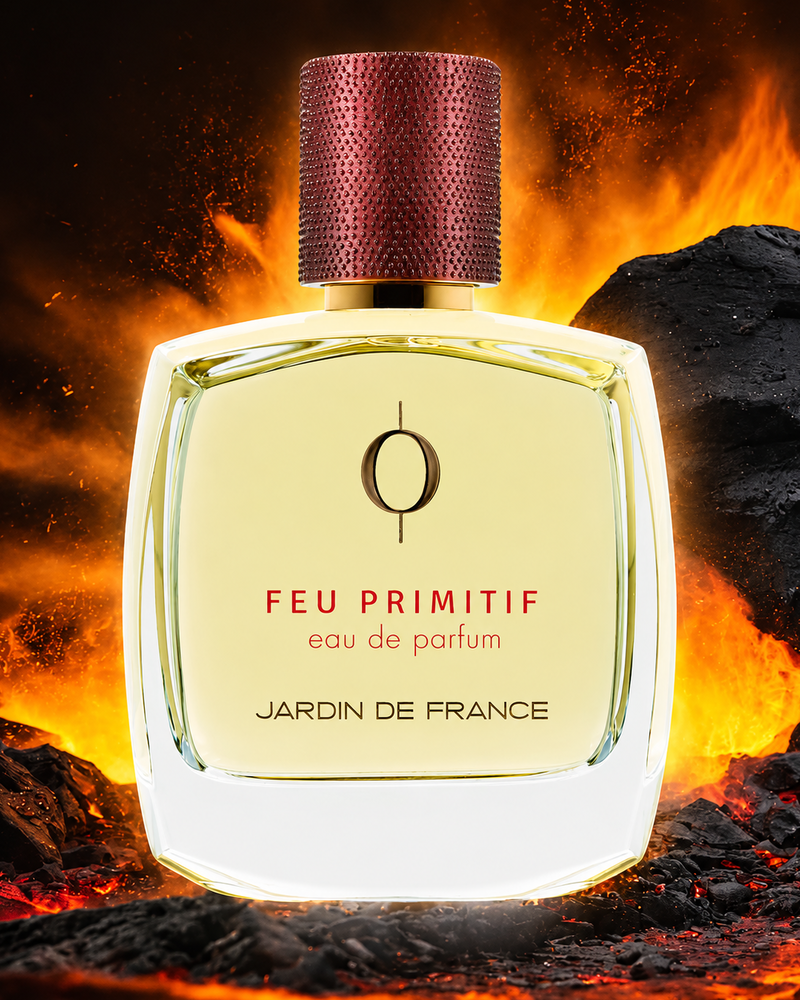 Feu Primitif Jardins de France – eau de parfum cèdre de Virginie cyprès notes poivrées