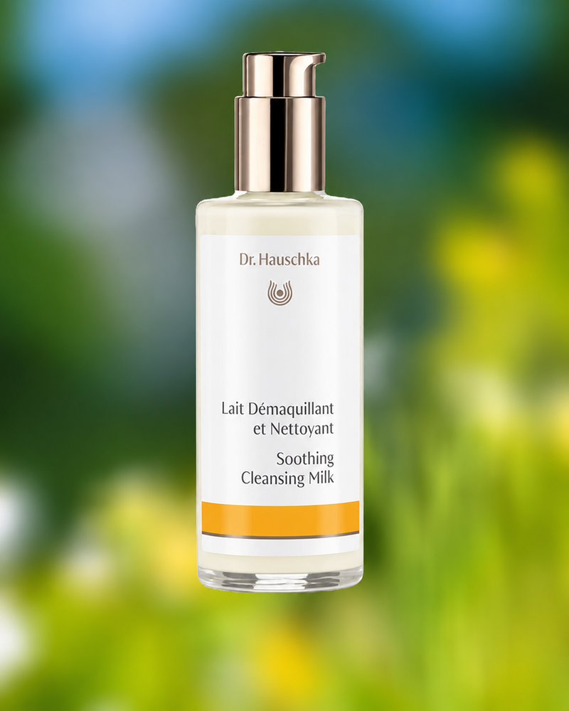 Cleansing Milk Cleaning Dr. Hauschka - Natural Face Night Emulsion Rinses Water