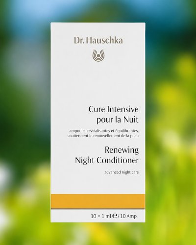 Cure intensive nuit Dr. Hauschka – coffret 50 ampoules 1ml régénération nocturne naturelle