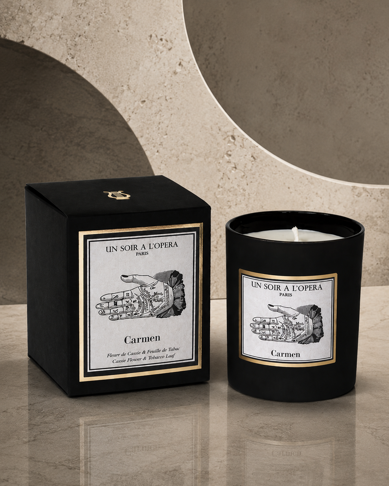 La Bayadère – bougie parfumée 180g cèdre et rose diffuseur capilla Made in France