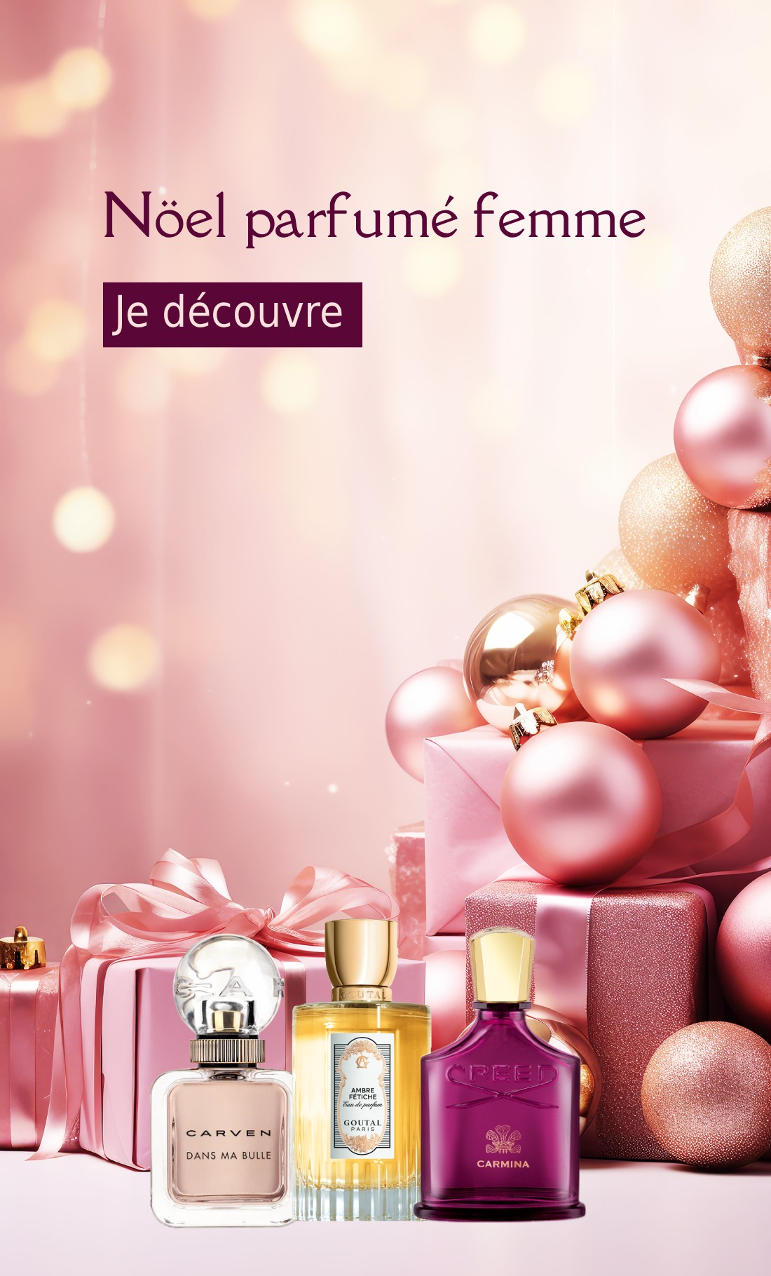 Noel parfumé pour femme - Idée cadeaux